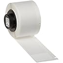 Brady PTL-21-427 TLS 2200 And TLS PC Link 2.5" Height, 1" Width, B-427 Self-Laminating Vinyl, White And Translucent Color Label (100 Per Roll)