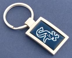 Chicago White Sox Curved Keychain