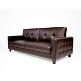 Dorel Home Products 5433 096 Rome Sofa Bed Sleeper, Brown