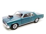 1964 PONTIAC GTO BLUE BLOWER SUPER CHARGED 1:18 MODEL