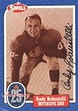 Andy Robustelli, New York Giants Autographed Card