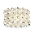 .925 Silver & Freshwater Pearl Stretch Ring