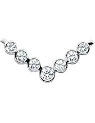1.25 ct Ladys Diamond Pendant in 18 kt White Gold