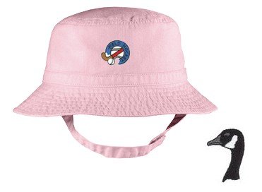 Embroidered Infant Bucket Cap with the image of: canada goose