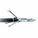 Grim Reaper X-Bow Mechanical Broadhead Razor Cut 1 1/2-Inch 3 Blade, 100 Grain