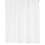 Carnation Home Fashions 10-Gauge Anti Mildew Shower Curtain Liner, White by Carnation Home Fashions
