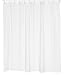 Carnation Home Fashions 10-Gauge Anti Mildew Shower Curtain Liner, White