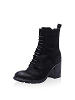 Bueno Botines de cordones (Negro)
