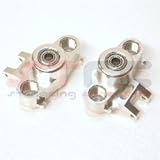 ST Racing CNC Machined Precision Alum. HD Steering Knuckles (w/larger 6x15 bearings) Silver