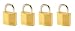 MASTER LOCK 130EURQNOP 4 VORH�NGESCHL�SSER 30MM VOLLMESSING STAHLB�GEL 16MM