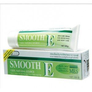 Smooth E Cream Anti-aging Wrinkle Fade Acne Scars Spots 40g.
