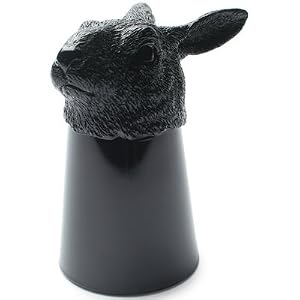 Black Animal Shot Glass(Rabbit) by GOODY GRAMS