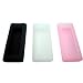 EASYi - 3 Pack Silicone Covers Cases Black Clear & Pink for the New 4G Apple Shuffle 4GB