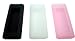 EASYi - 3 Pack Silicone Covers Cases Black Clear & Pink for the New Apple Shuffle 4GB (MARCH 2009)
