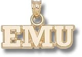 Eastern Michigan Eagles EMU 1/4 Charm - 14KT Gold Jewelry
