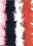  : COLOR CHOICES Solid Color Costume Feather Boa Fun with Saloon Girl Costumes, Divas, Flapper Costumes, More