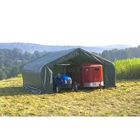 ShelterLogic 30Ft.W Peak Style Instant Garage - 40ft.L x 30ft.W x 16ft.H, Model# 86843