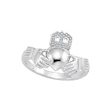 Platinum ''Claddagh'' Men's Wedding Band