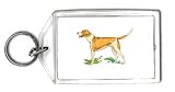 Keychain with animal, dog, canine
