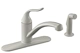IMAGE OF KOHLER K-15072-P-96 Coralais Decorator Kitchen Sink Faucet, Biscuit