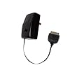 Retractable Wall Charger for Ipod, Iphone, Ipod Classic, Ipod Nano, and Ipod Mini. 3 Foot Cable, Black