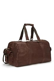 Blue Harbour Leather Double Handle Holdall