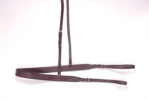 EquiRoyal Polo Breast Collar - Brown - Full