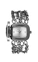 Betsey Johnson Women's Black Chain Gemstone Bracelet Watch #BJ4111
