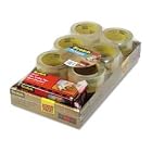 3M Premium Performance Super Clear Packaging Tape Dispenser, 48mm x 50m, 12 Rolls BP6 MMMBP6 by 3M