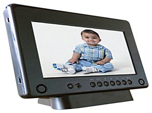 BRAVO VIEW DPF-070 7-inch Digital Photo Frame with MP3/MP-4 Player