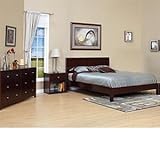 Pacifica 4-pc Queen Bedroom Set Bed, 2 Nightstands and Dresser