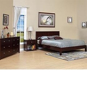 Pacifica 4-pc King Bedroom Set Bed, 2 Nightstands and Dresser by Costco