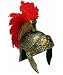 Gold Helmet With Feathers