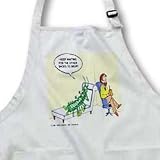 Centipede Psychiatry - BLACK Full Length Apron With Pockets 22w X 30l