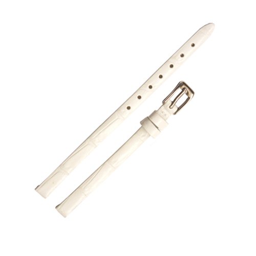 Morellato Lederarmband f&uuml;r Unisexuhr THIN weiss 18 mm A01D2860656017CR06