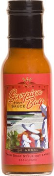 DeArbol Hot Sauce by Scorpion Bay is the Quintessential Orange Taqueria Sauce You Could... by Scorpion Bay