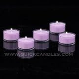 Lavender Scented Clear Cup Tealights Set of 25