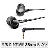 Yamaha EPH-20BL In-Ear Headphones (Each, Black)
