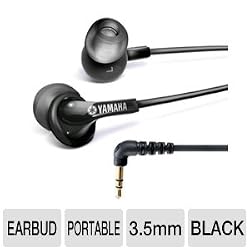 Yamaha EPH-20BL In-Ear Headphones (Each, Black)