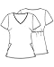 Tooniforms 6772CB Women's V-Neck Scrub Top
