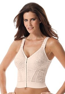 Woman Within Plus Size Longline Posture Support Bra By Comfort Choice (Beige,38 C)
