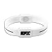 EFX Silicone Sport Bracelet White/black 8 Inch Large