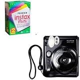 Fujifilm Instax Mini 50S Instant Photo Camera Kit, with Fujifilm Instax Mini Instant Daylight Film, Twin Pack, 20 Exposures, ISO 800.