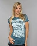 Obey The Invasion T-Shirt in Teal,T-shirts for Women