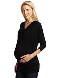 Maternal America Women’s Elbow Sleeveless Cowl Neck Top