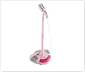 Pink Music Pop Star Singalong Microphone: Musical Party Stage Microphone Stand for the Little Idol