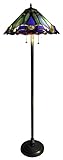 IMAGE OF Blue Tiffany Style Victorian Design Floor Lamp 18
