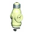 Leviton 0081406I Pull Chain Socket Adapter