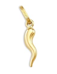 Spicy Chili Pepper Pendant 14k Yellow Gold Charm