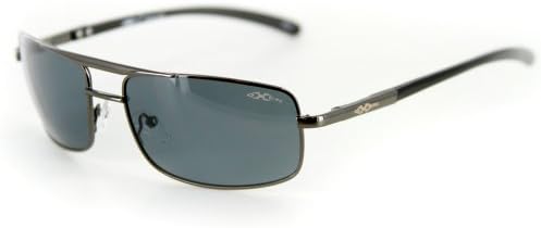 "Oxen 91026" Slim Polarized Sunglasses (Gunmetal w/ Smoke Lens)
